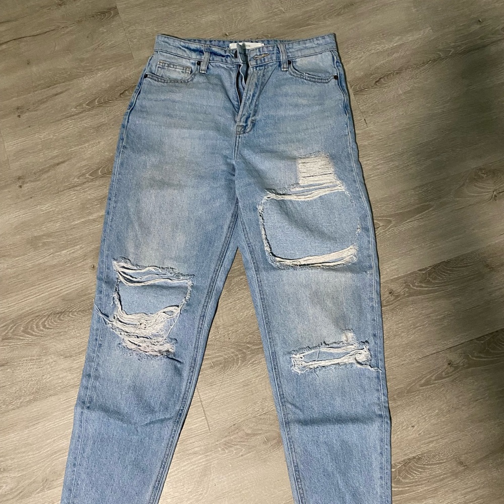 Trendy Light Blue Boyfriend Jeans